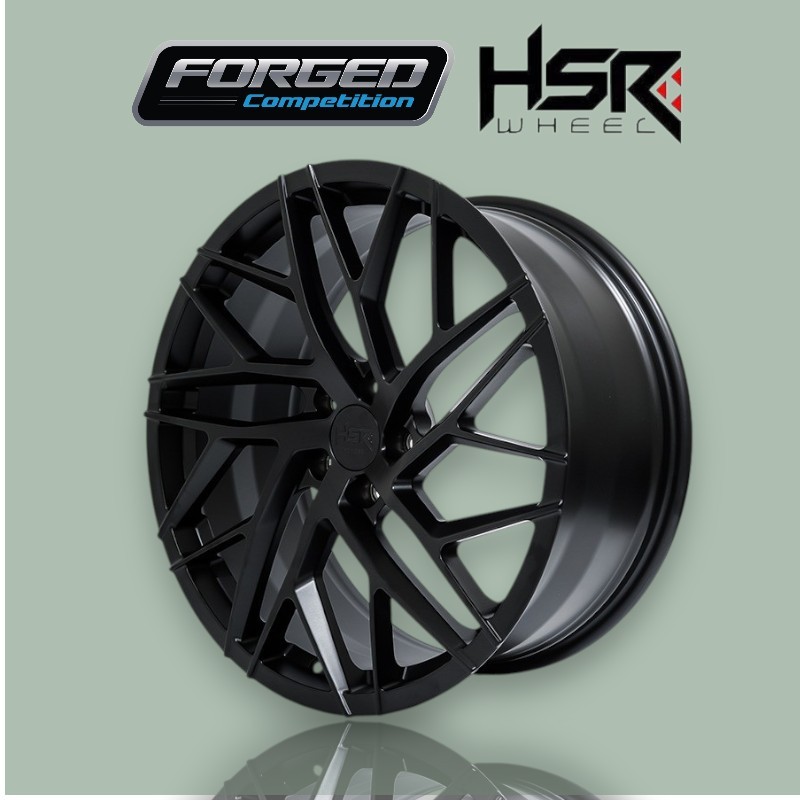 VELG MOBIL HSR OROGINAL R20 TYPE RFG RIYAI PCD 5X112 LEBAR 9 ET35 WARNA MATTE BLACK