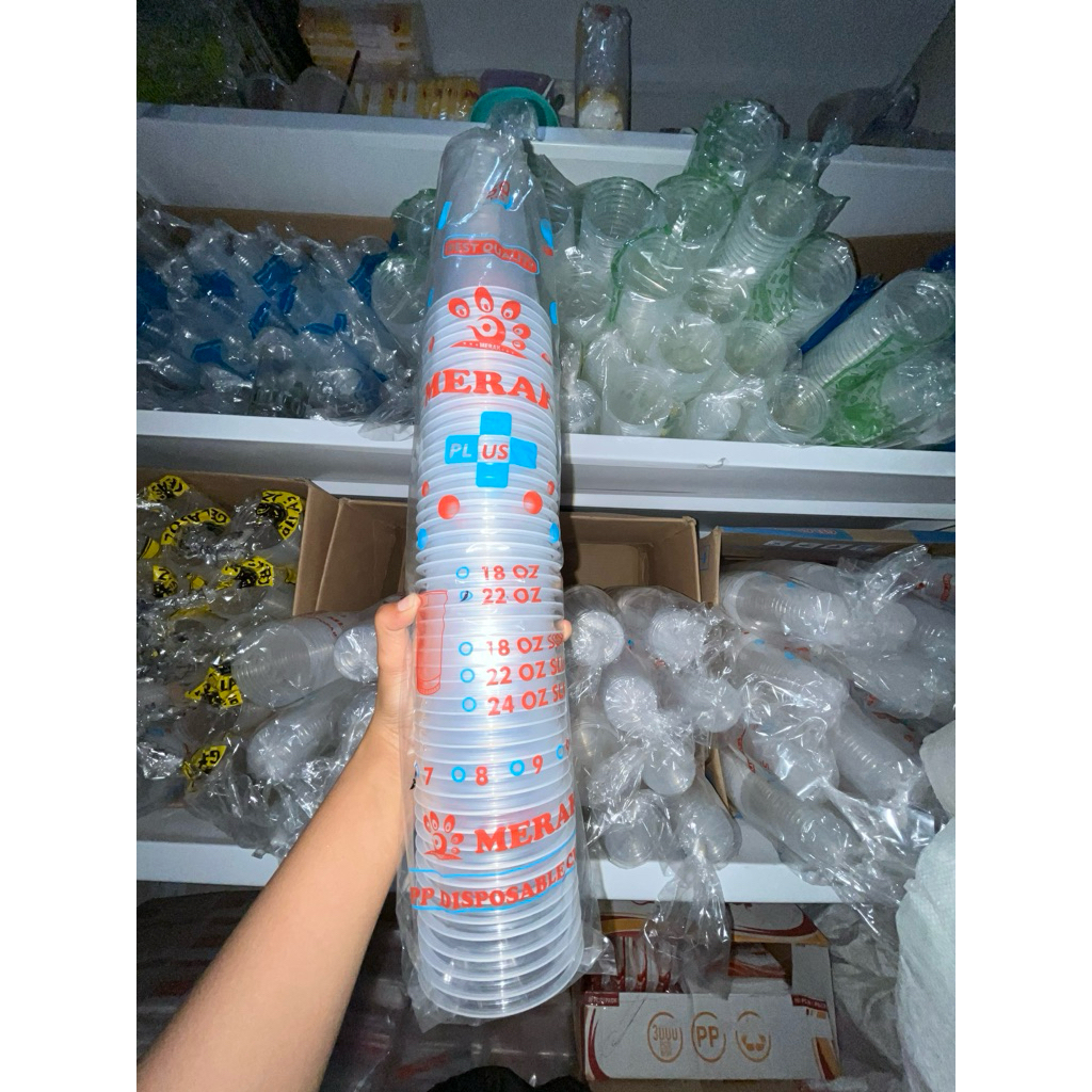 CUP 22OZ DATAR MERAK/CUP ES TEH JUMBO