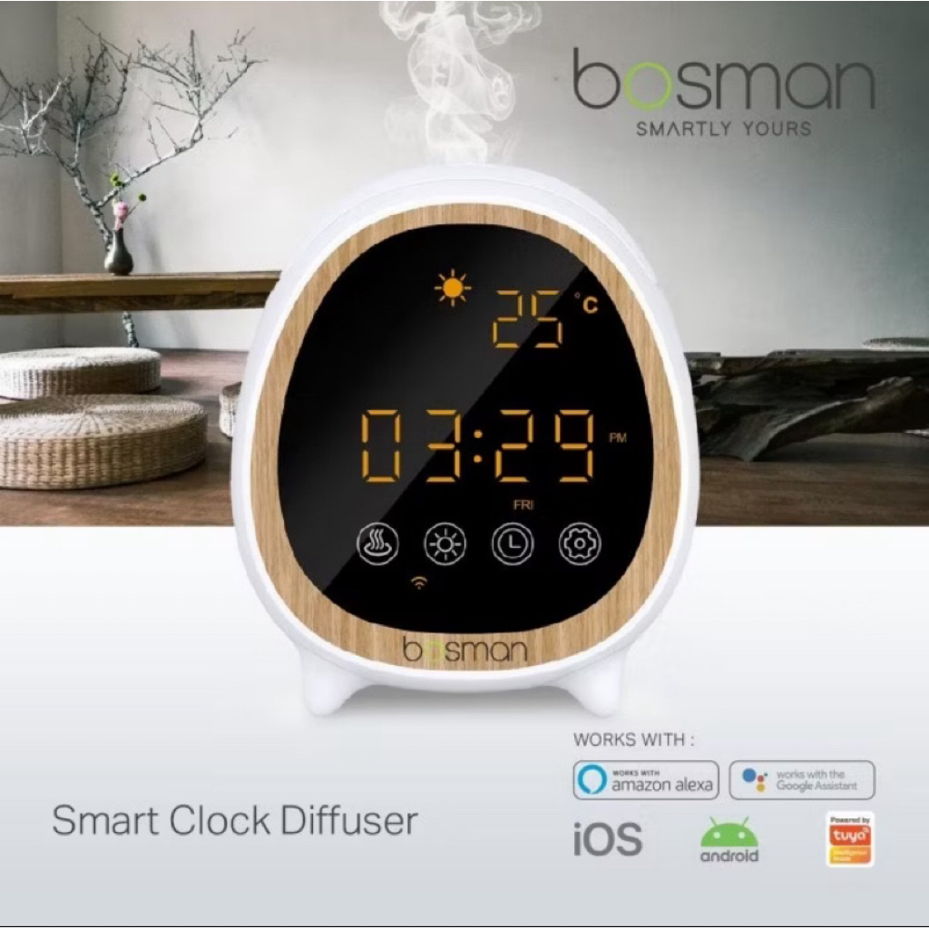 bosman smart clock diffuser