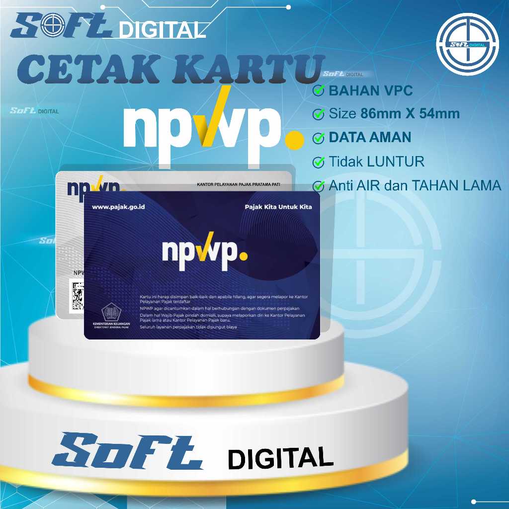 CETAK KARTU BPJS KIS, BPJS Ketenagakerjaan & NPWP BAHAN PVC MURAH, CEPAT DAN BERKUALITAS