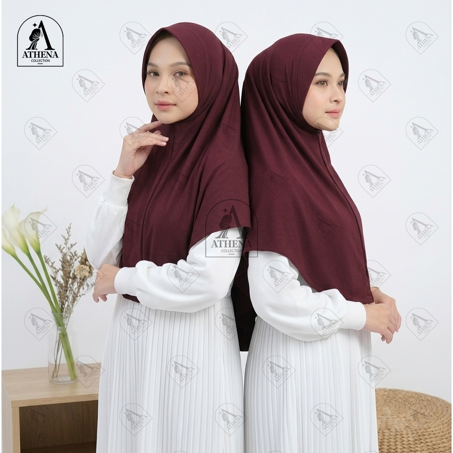 Bergo Hamidah Instan Jersey Ukuran L