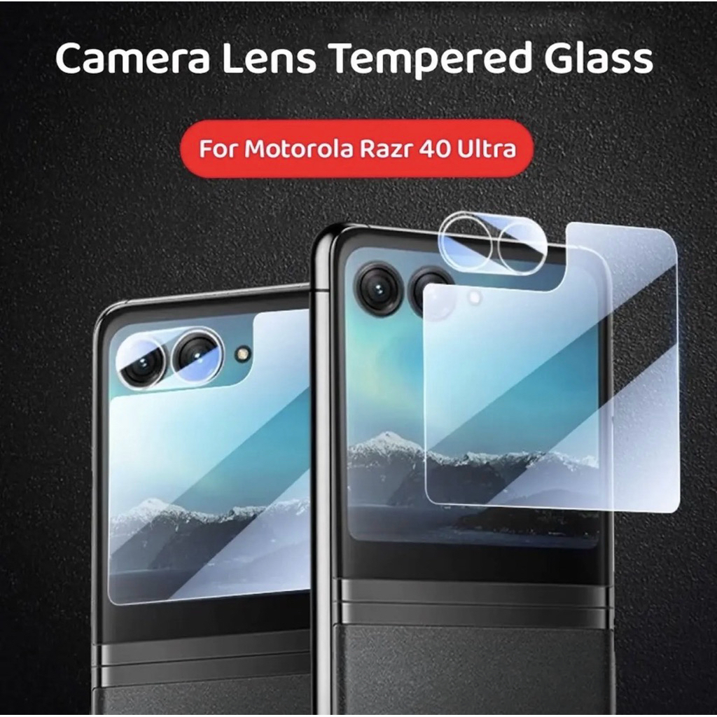 Premium Tempered Glass + Camera Protector For Motorola Razr 40 Ultra