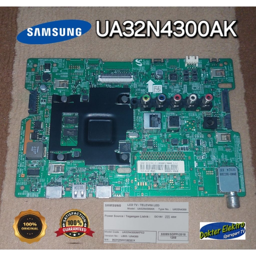 MAINBOARD MB TV SAMSUNG UA32N4300 UA32N4300AK