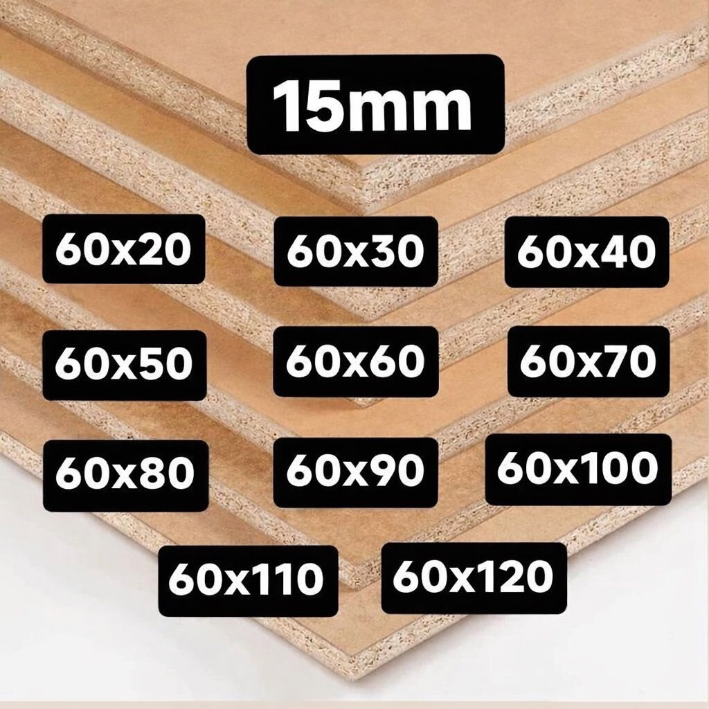 Triplek 15mm ukuran 60cm panjang custom plywood meranti multiplek