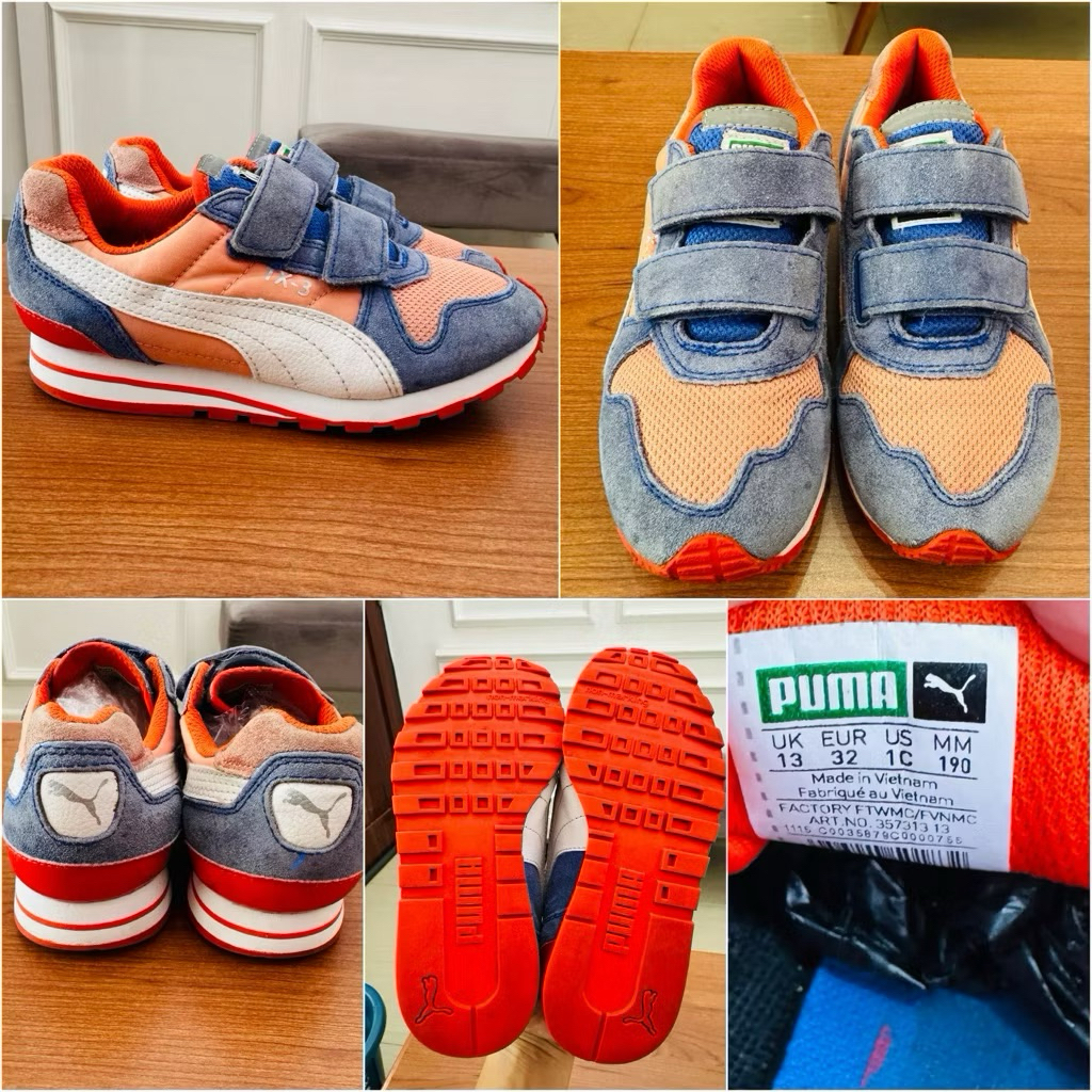 Preloved sepatu Puma anak laki-laki size EU 32 = 19CM