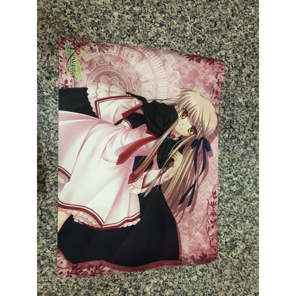 rewrite akane senri tcg playmat preloved