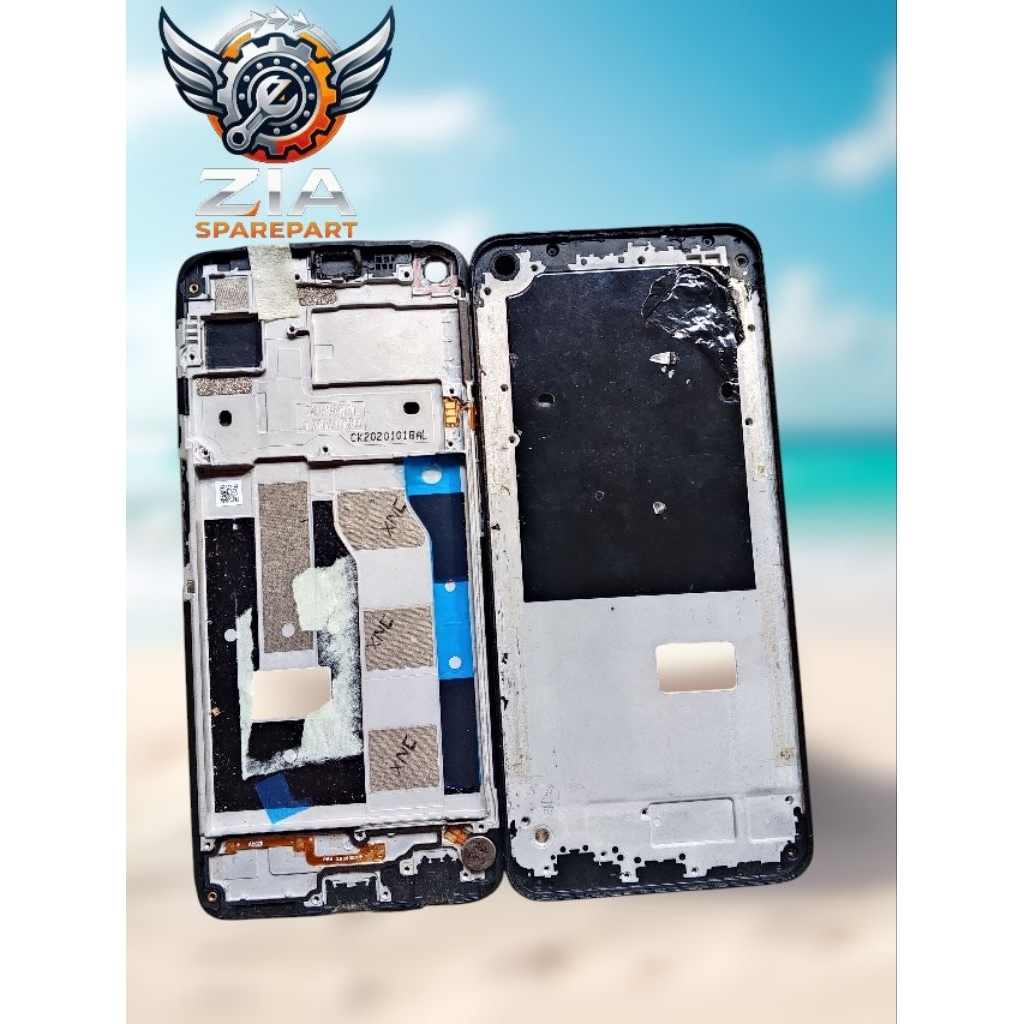 FRAME LCD TATAKAN LCD TULANG TENGAH LCD ORIGINAL REALME 6 COPOTAN