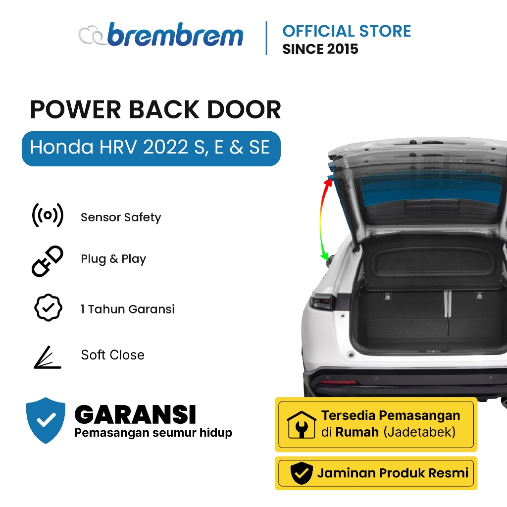 HiRODIO Power Back Door - Mitsubishi  HRV 2022 - Premium Quality