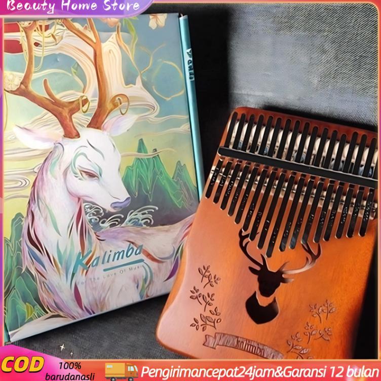 Kalimba 17 Kunci Piano Jari Alat Musik Piano Jari Kunci Piano Jempol Kayu Pemula Portabel Piano Jemp