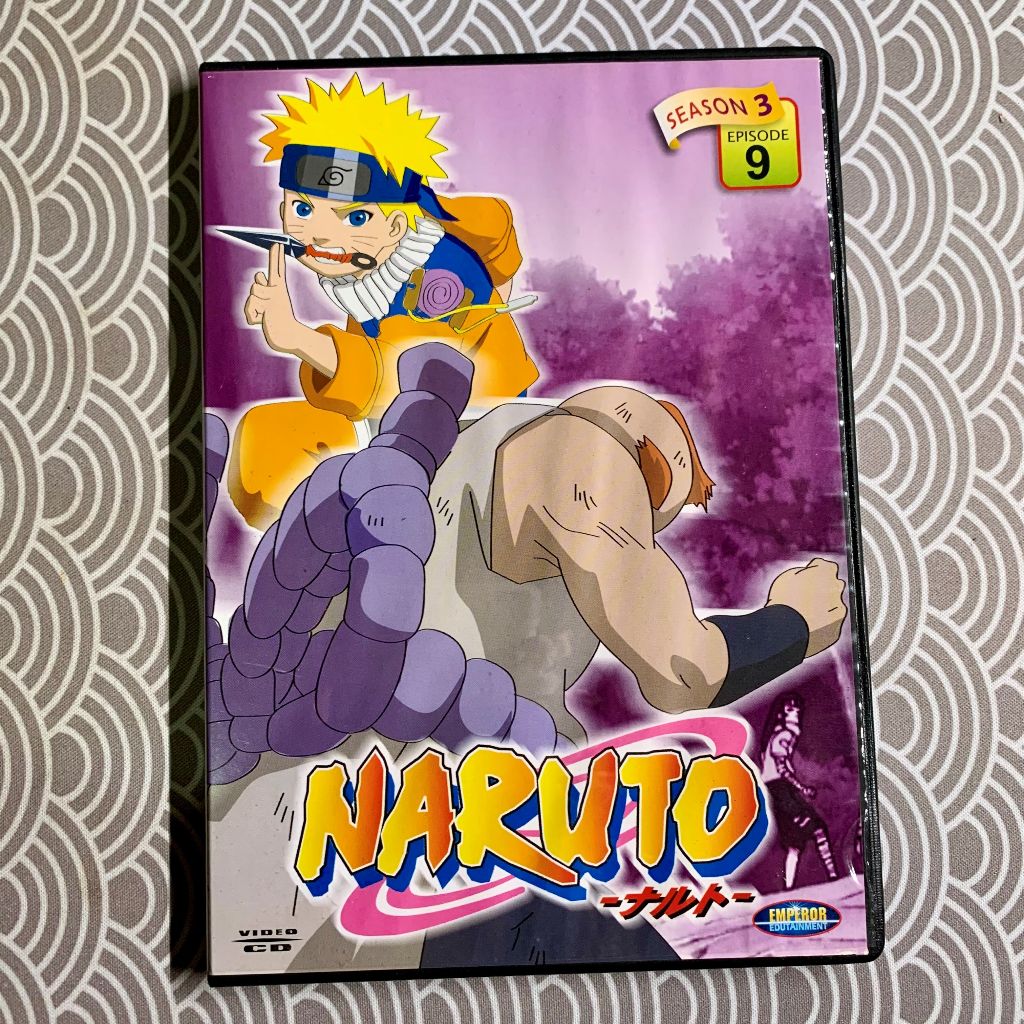 VCD Naruto Season 3 Episode 9 Original Dubbing Bahasa Indonesia | DVD VCD CD Kaset