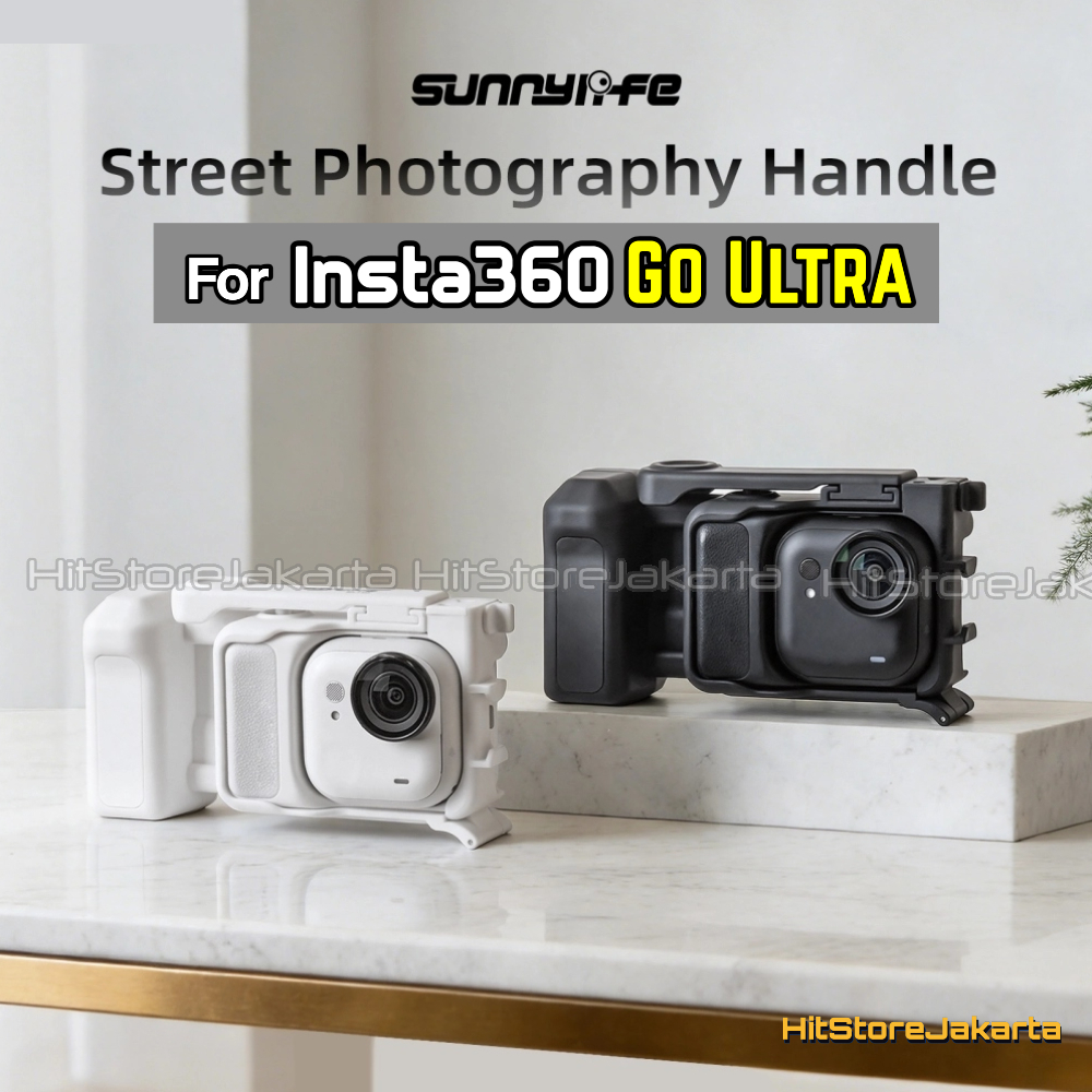 Sunnylife Hand Grip for Insta360 Go Ultra Street Photography Grip Handle Grip Protective Frame