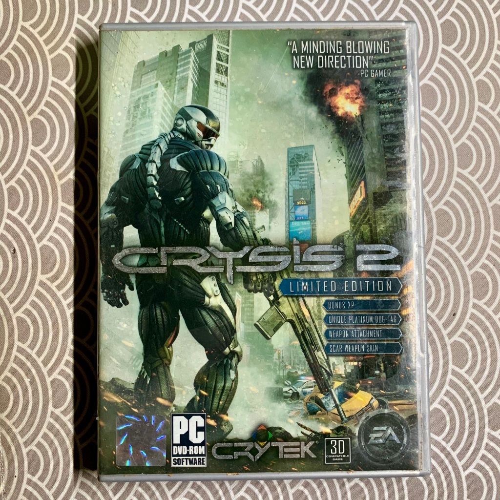 PC Game Crysis 2 Limited Edition | KASET DVD PC CD ROM GAME ORIGINAL