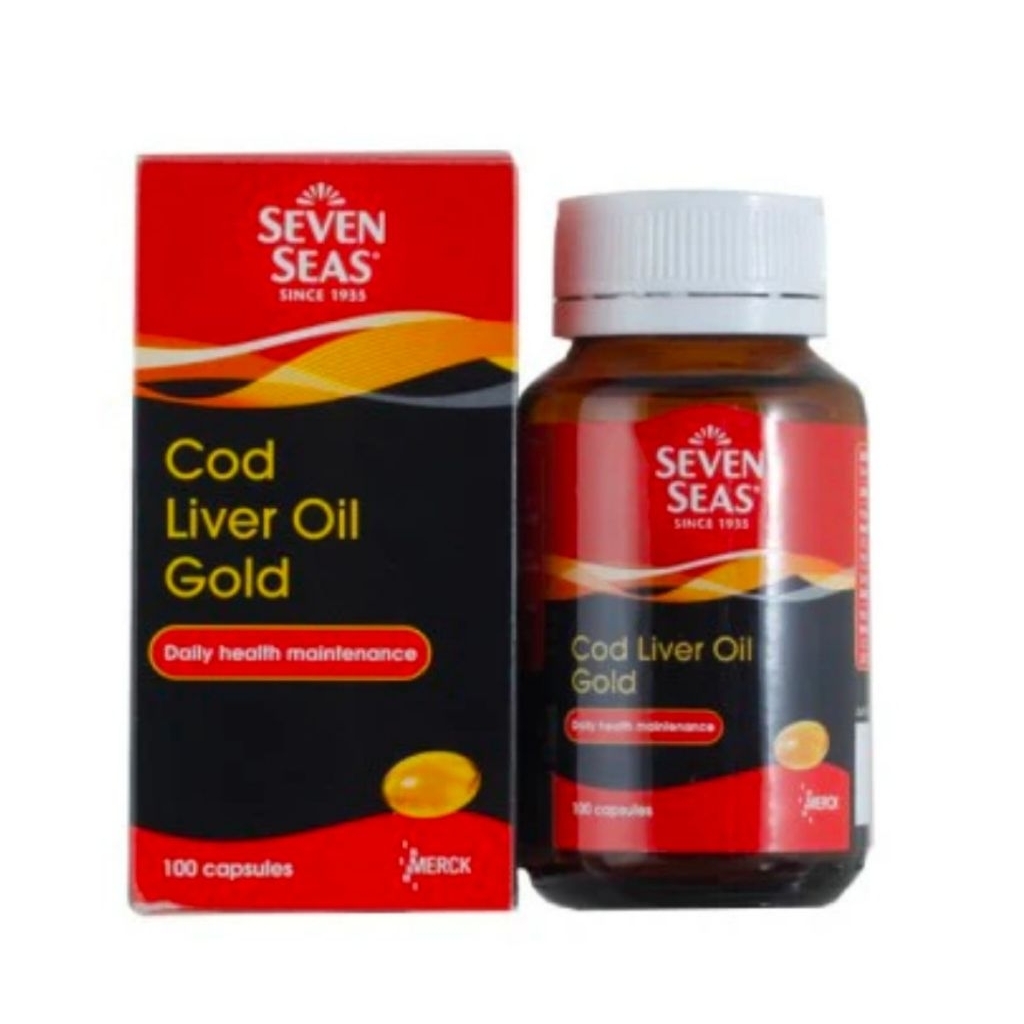 Seven Seas Cod Liver Oil Gold isi 100 softgel