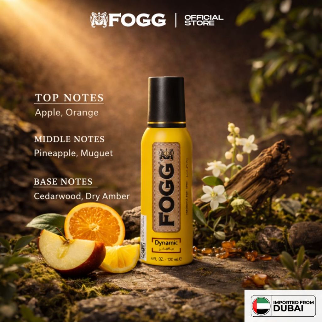 Fogg Parfum  Body Spray Reguler Dynamic 120ml Body Spray No.1
