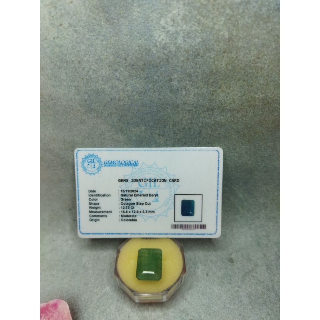 batu natural emerald/zambrut lose stone