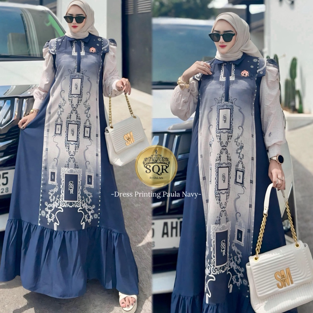 Gamis Paula | Gamis Paula Uni Ara | Gamis Uni Ara | Dress Paula | Dress Paula Uni Ara