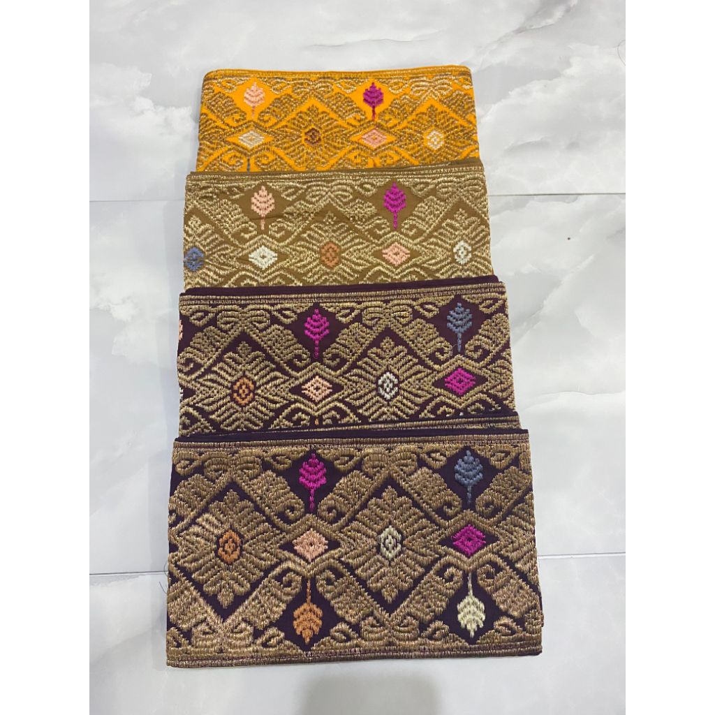 SELENDANG SONGKET BORDIR