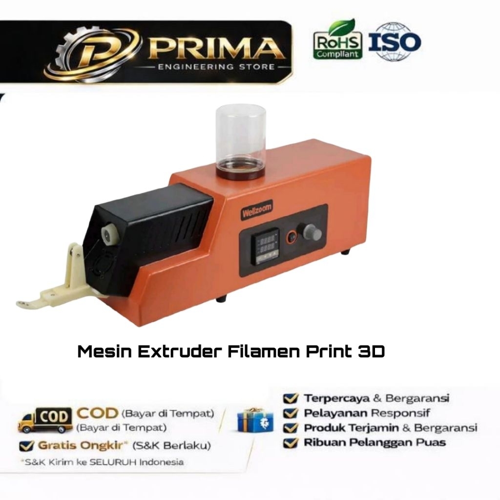 Mesin Extruder Filamen Print 3D