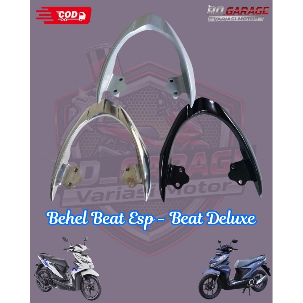 behel beat esp beat deluxe  begel beat deluxe pegangan jok motor beat