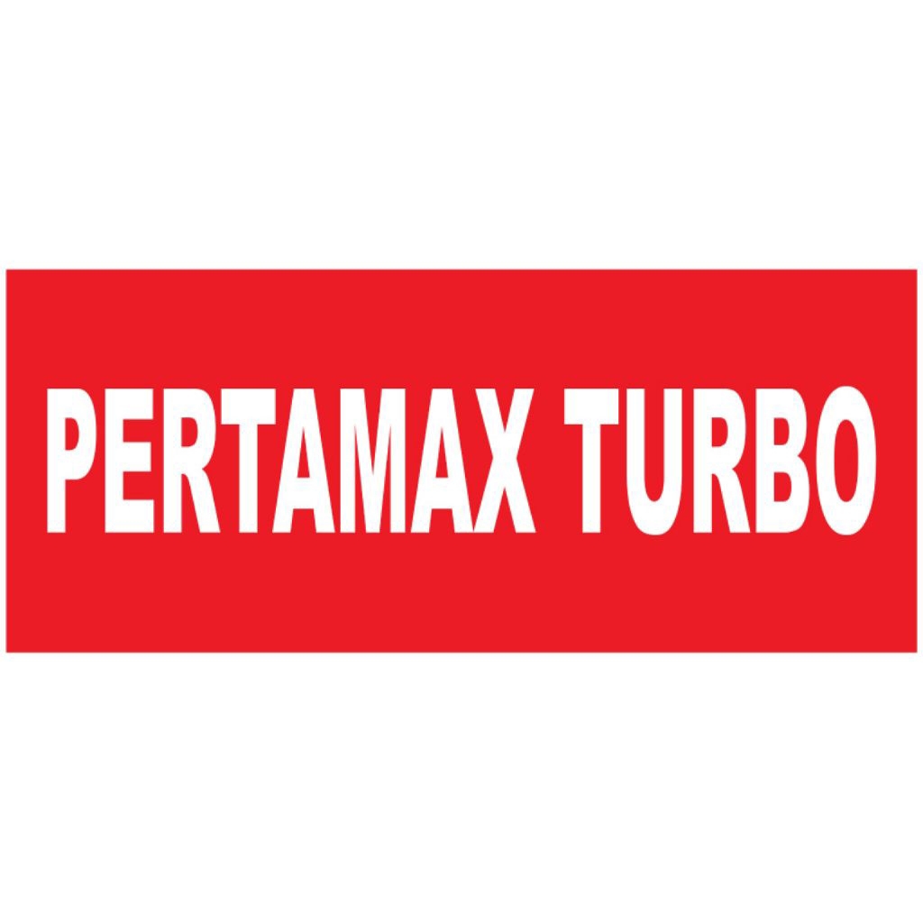 stiker vinyl PERTAMAX TURBO