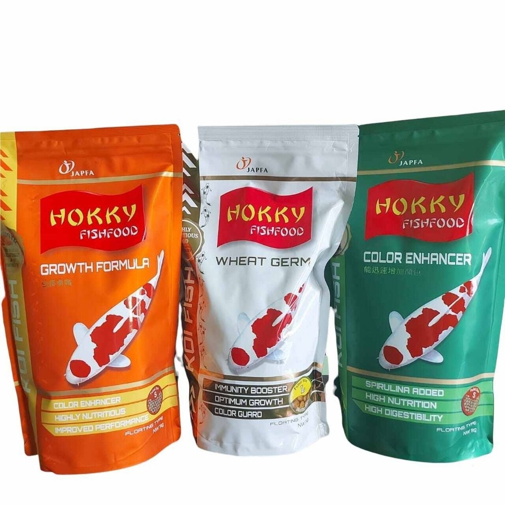 HOKKY KOI FOOD 1KG- pakan ikan koi
