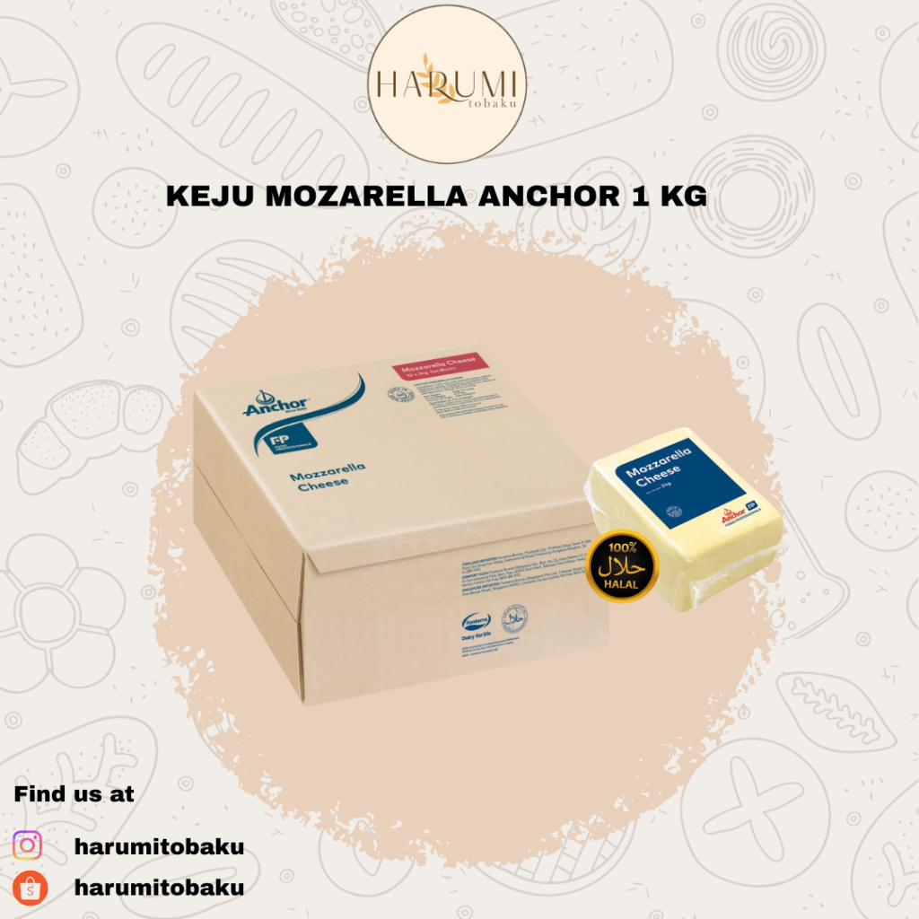 Keju Mozarella Anchor / Mozarella Cheese Anchor - 1 Kg Repack