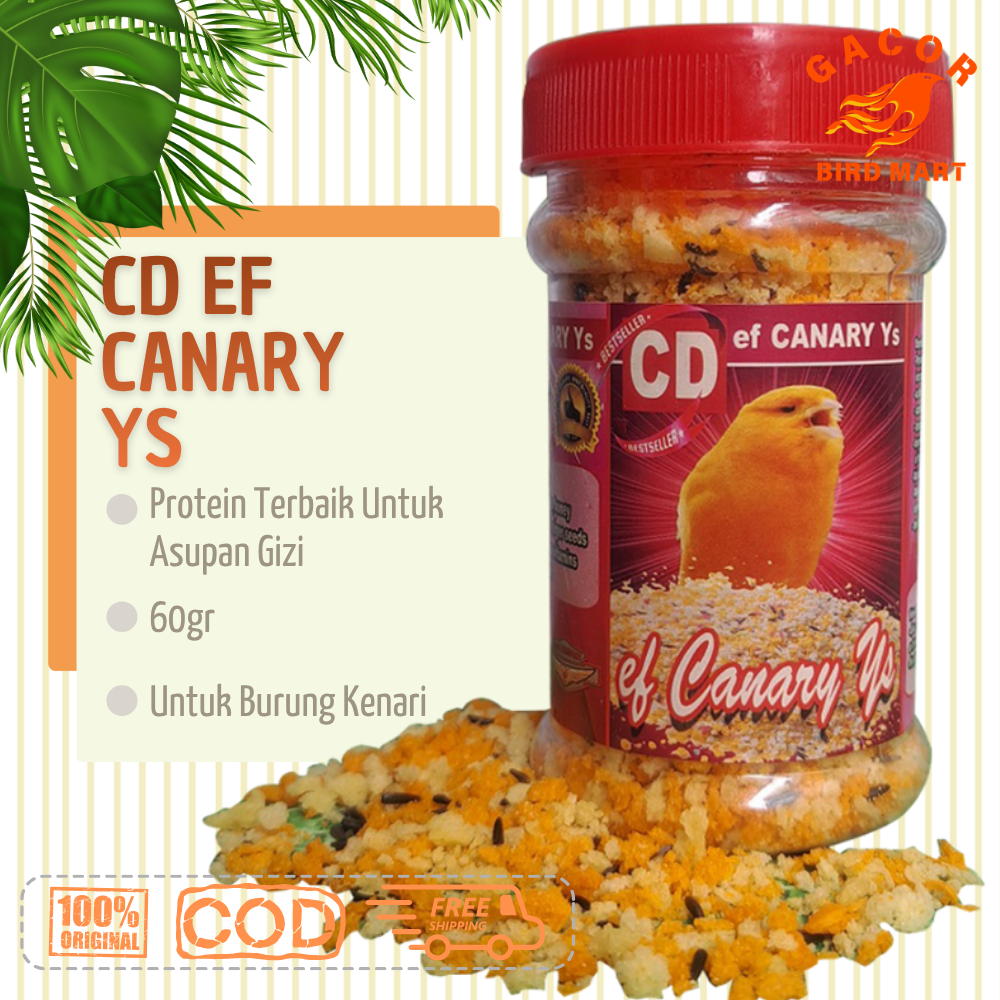 CD EF Kenari YS Pakan Extra Fooding Kenari Lomba Indukan Anakan Super Stamina Gacor Sehat Maksimal