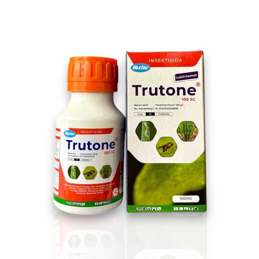 Trutone 100ml (kecil) insektisida penggorok daun, ulat grayak, dan ulat bor