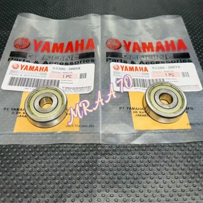 BEARING LAHER RODA DEPAN KANAN KIRI SET 2PCS 6300ZZ MX KING 150 JUPITER MX NEW JUPITER MX OLD.