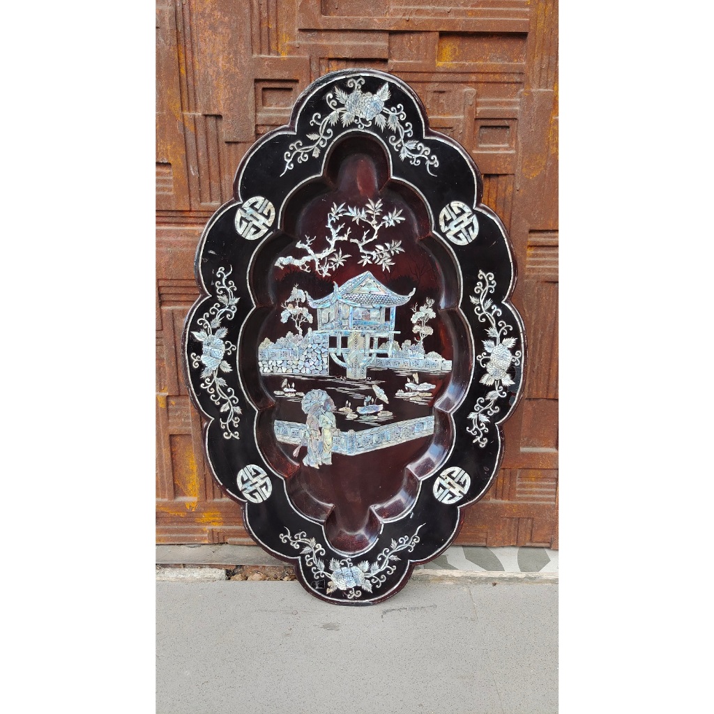 HIASAN DINDING PIRING OVAL