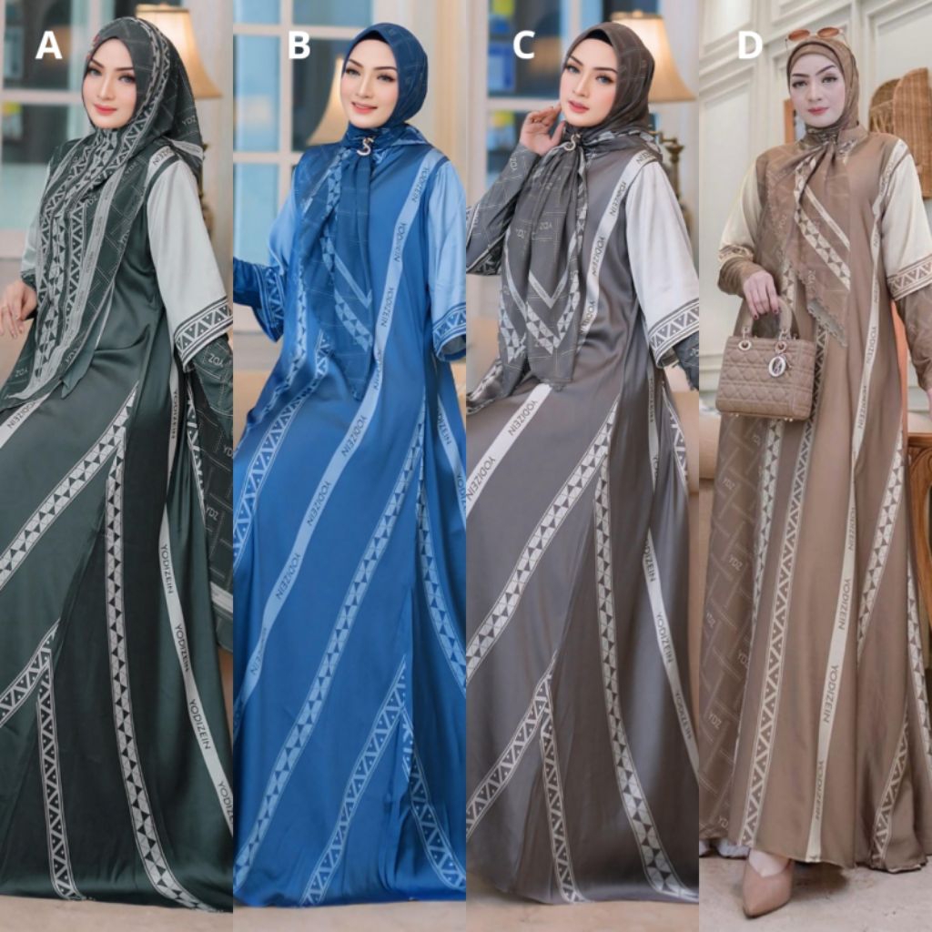 Tantrum Gamis Syar'i Original Branded By Yodizein