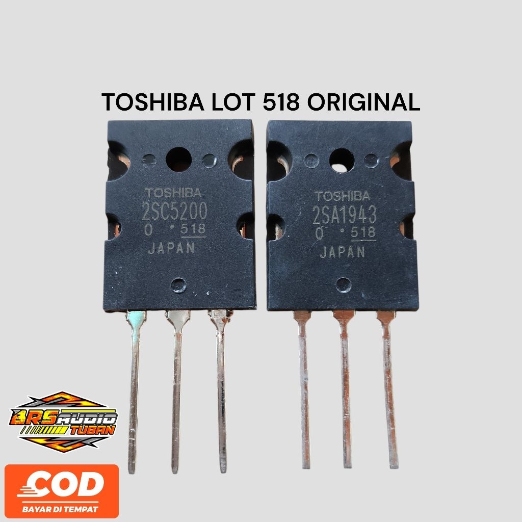 Transistor Toshiba SC5200 & SA1943 Lot 518 Original Japan