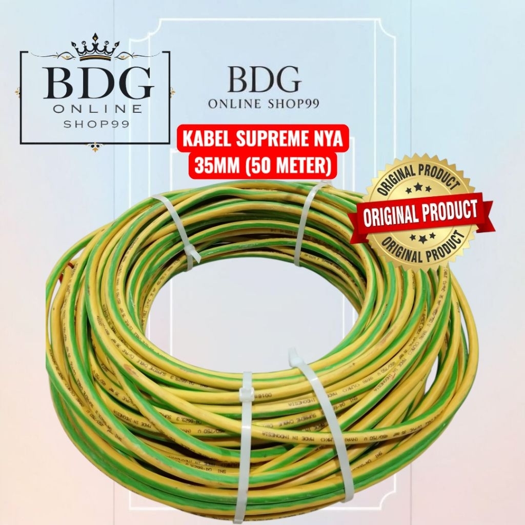 KABEL NYA 35MM SUPREME 50METER KABEL TUNGGAL