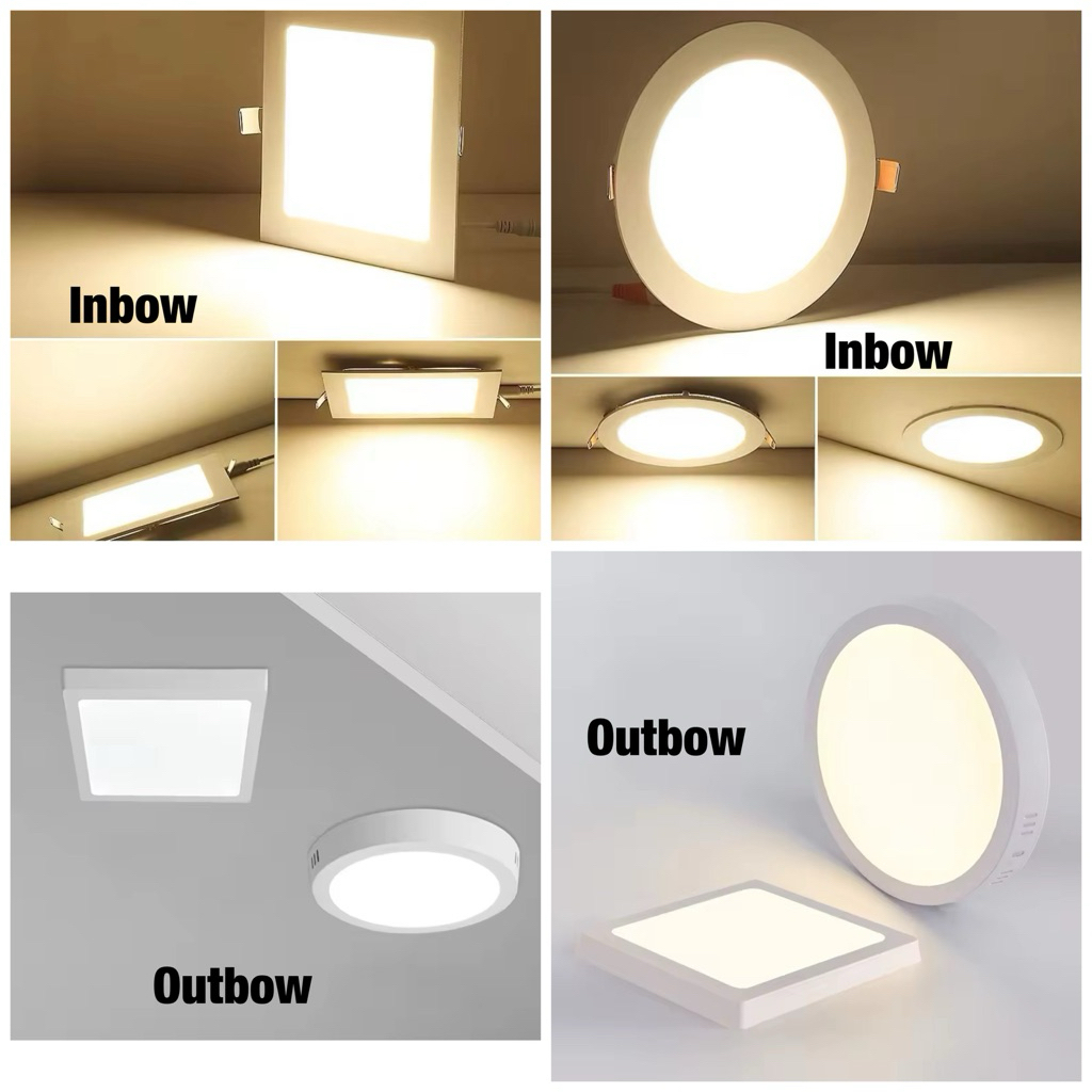 Lampu LED Panel Inbow 3 Watt Downlight LED Panel Outbow 3W Lampu Plafond 3 Watt Inbow Outbow
