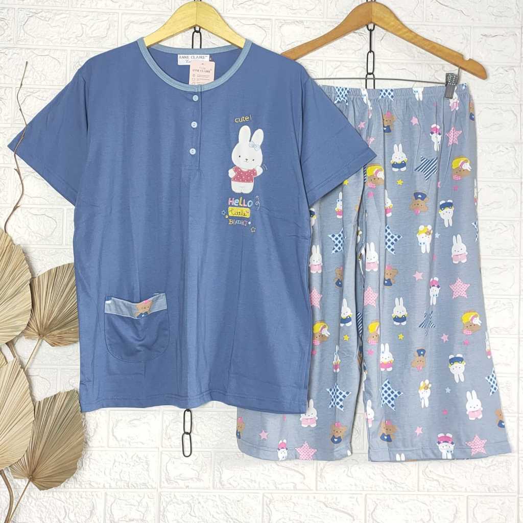 [COD]ALTA. Babydoll Anne Claire 3/4 JUMBO XL & 2L Baju Tidur Kaos Wanita