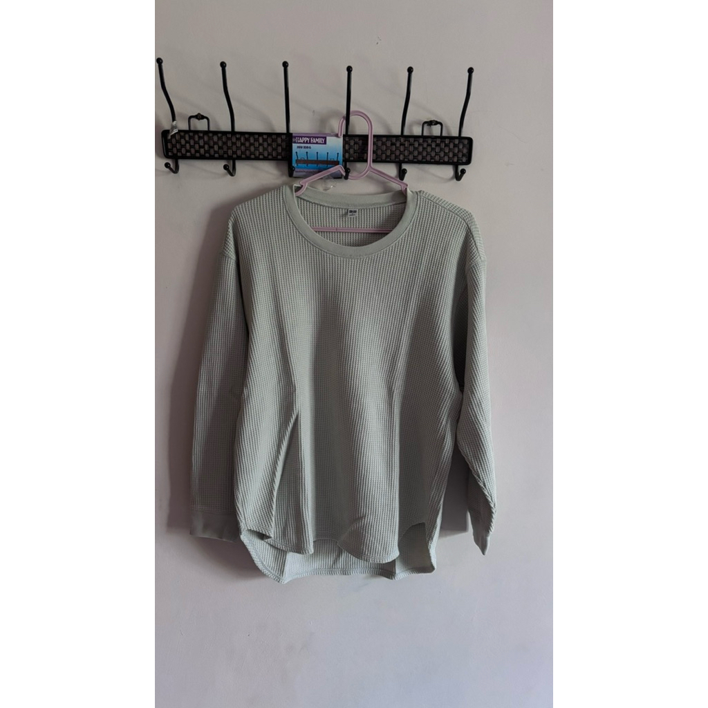 Sweater Polos Sage Uniqlo