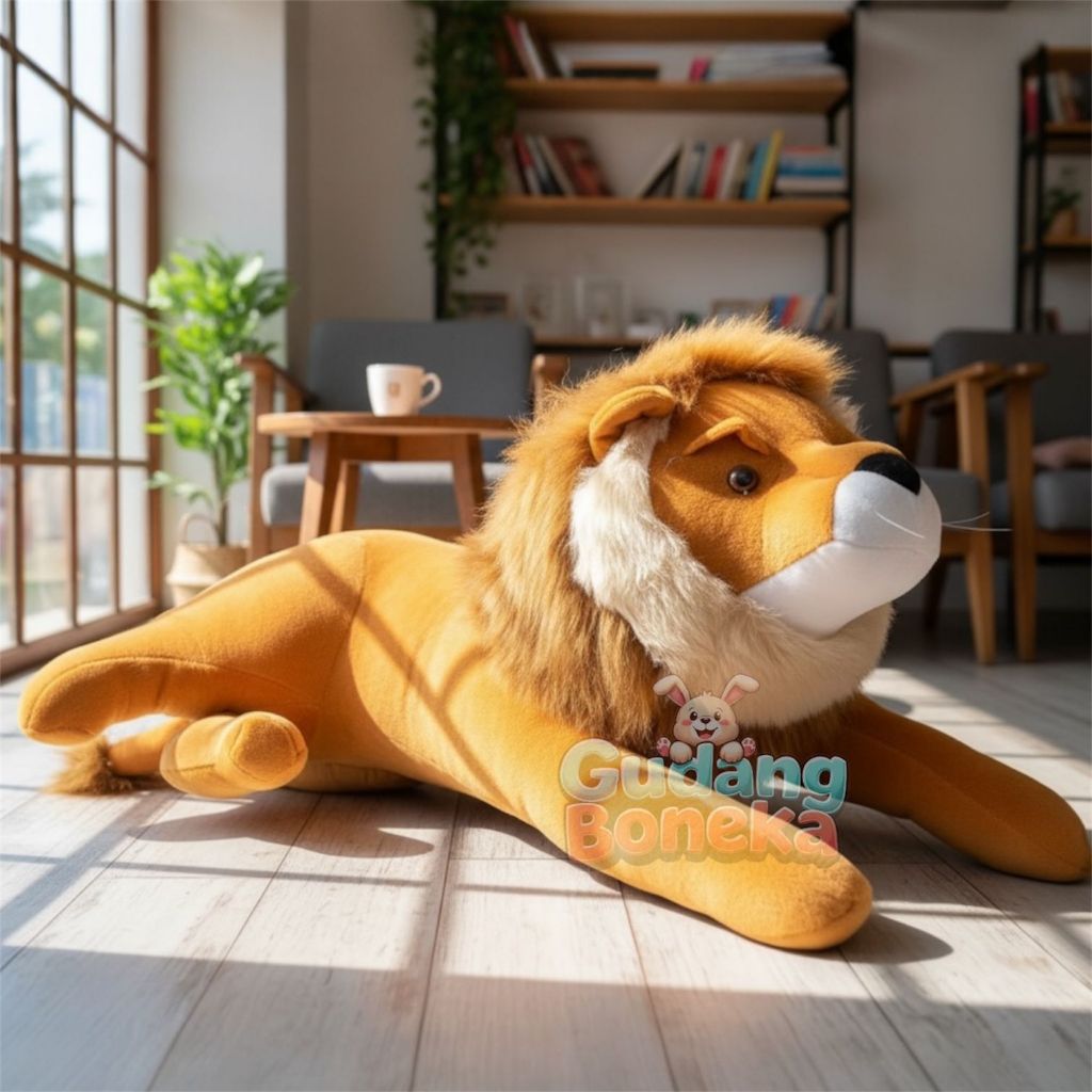 Boneka Singa Jumbo - Boneka Hewan - Boneka Singa