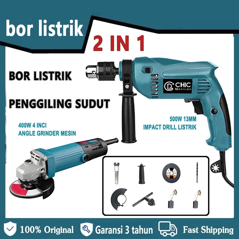 CHIC  bor dan gerinda Mesin Bor Listrik Gerinda dan bor mesin bor listrik bor gerinda paket bor dan 