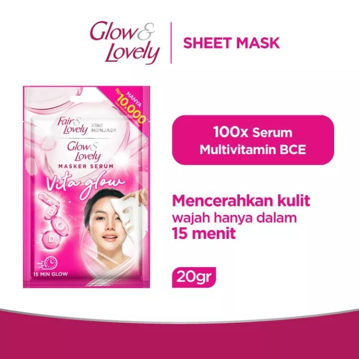 FAIR LOVELY sheet mask - masker wajah fair lovely