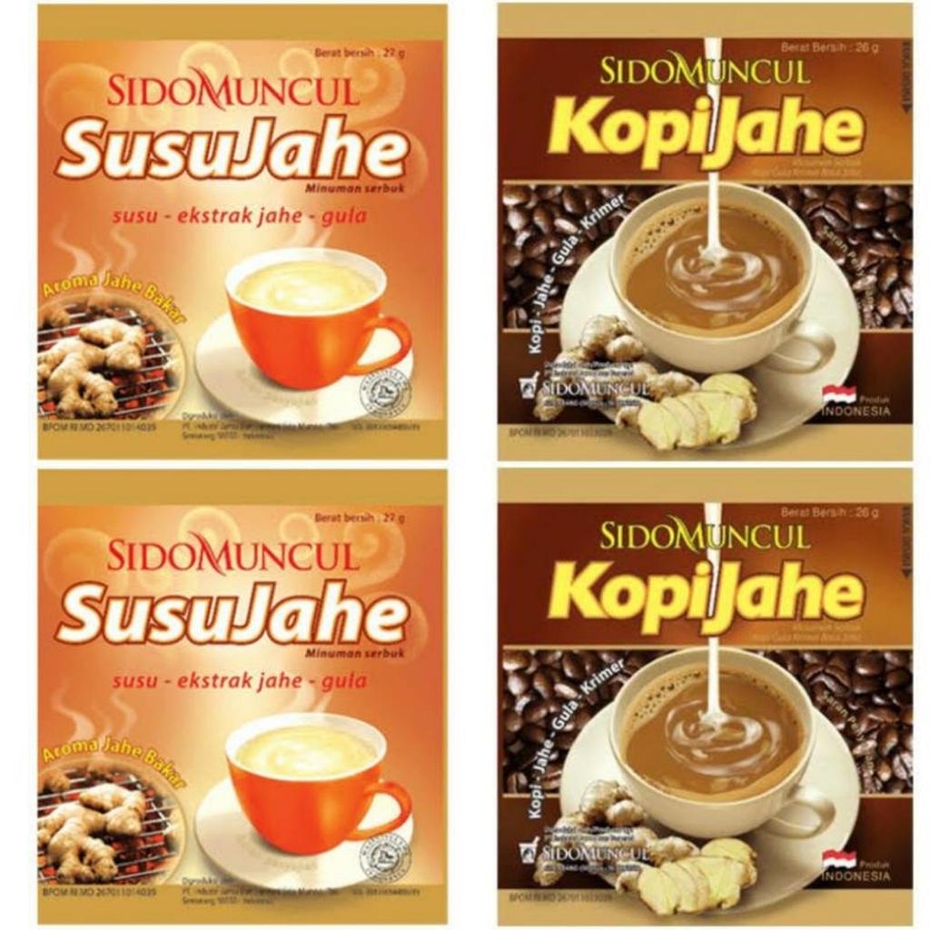 Sidomuncul Kopi dan Susu Jahe - Kopi Jahe