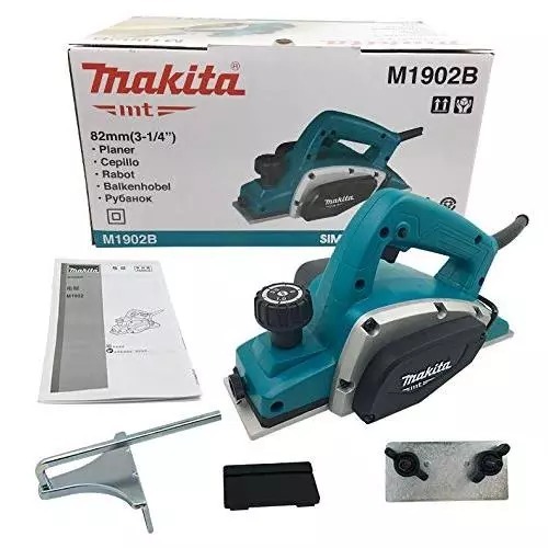 Makita M1902B Mesin Serut Sugu Pasah Ketam Kayu Listrik Planer Electrik 580 Watt
