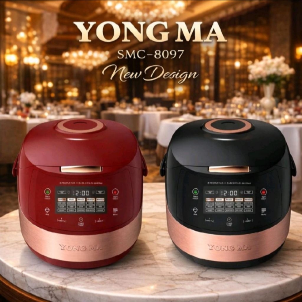 BATAM - YONGMA YONG MA SMC8097 SMC 8097 22 fungsi menu rice cooker magic com digital 2 liter