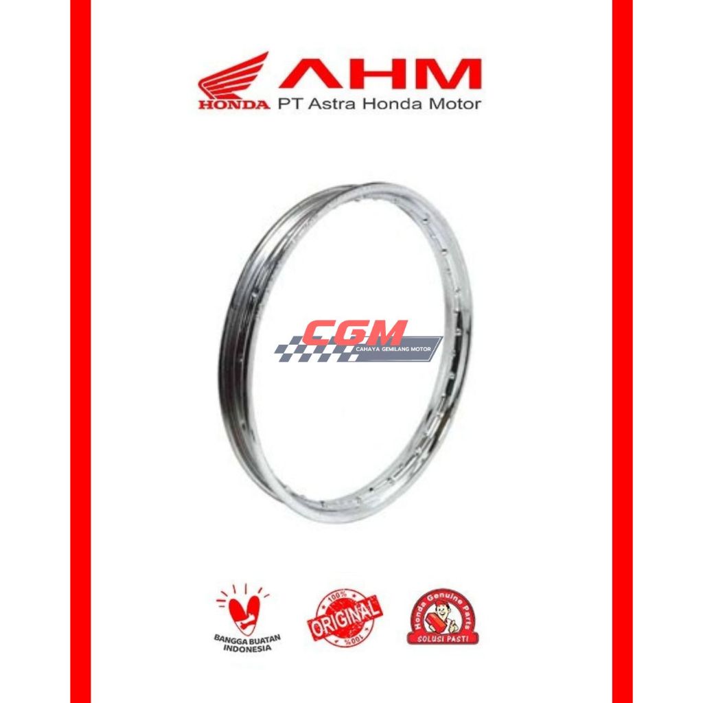 44701-KPH-882 rim fr wheel velg depan motor honda bebek ring 17 ori ahm