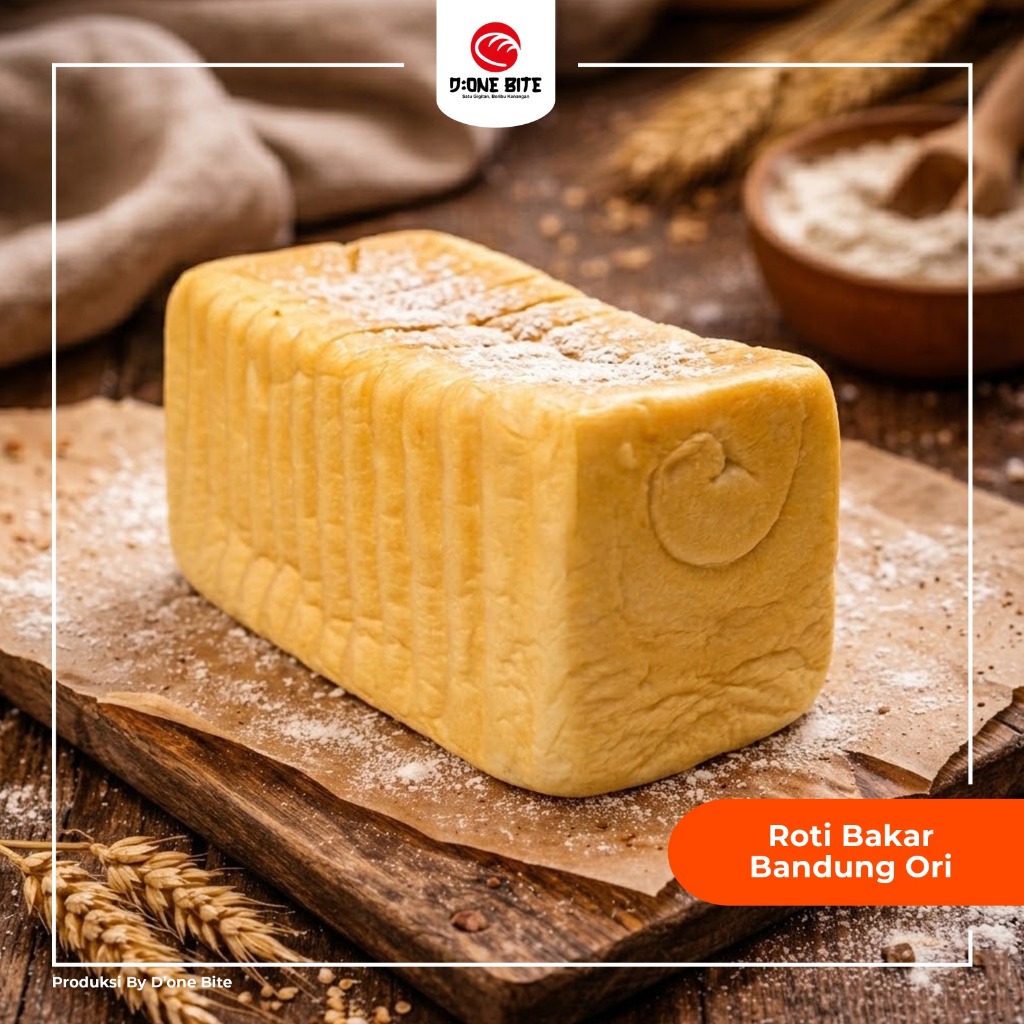 Roti bakar Bandung Original Tekstur Lembut