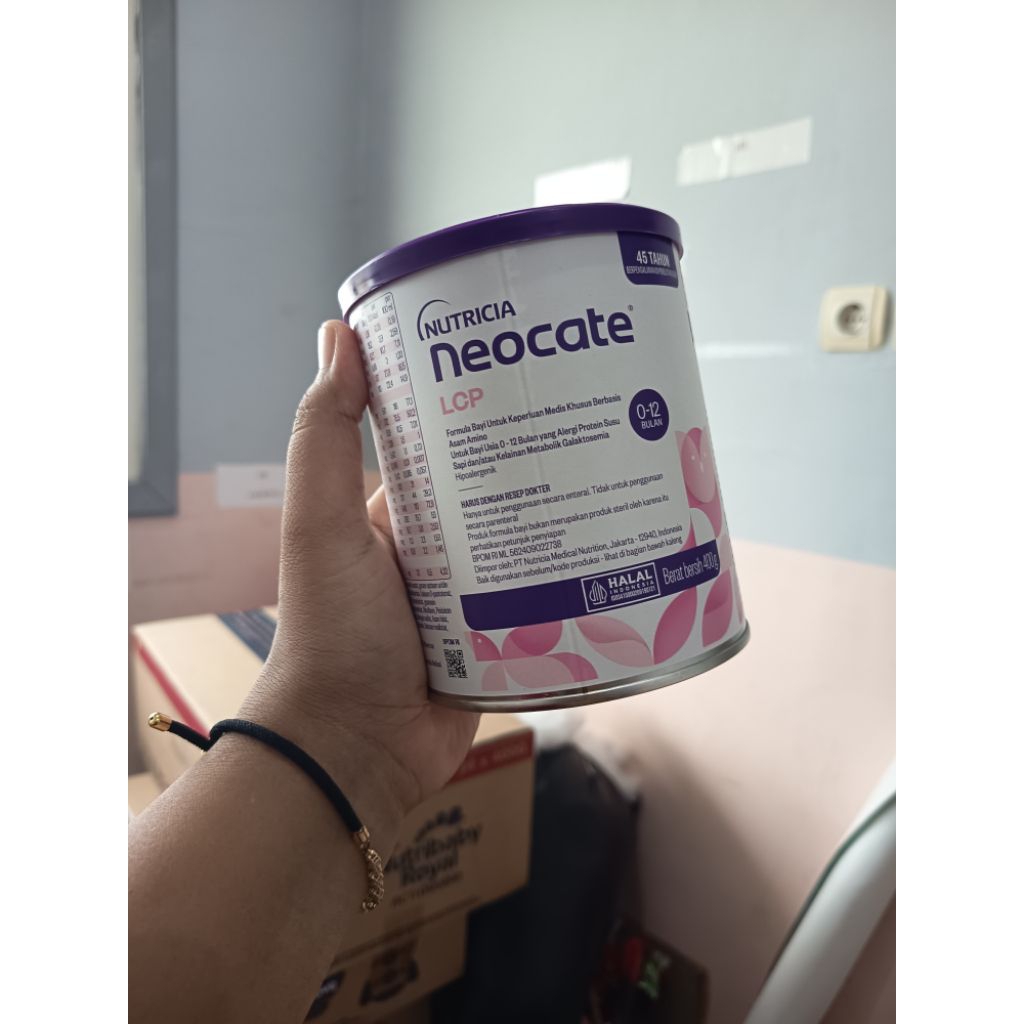 Neocate LCP Susu Formula Medis 400gr untuk Bayi Alergi Susu Sapi
