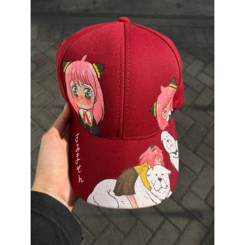 TOPI CUSTOM ANYA HANDPAINTING - ANYA FORGER & BOND FORGER (NEW)