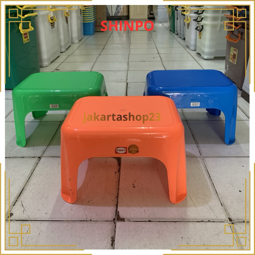 SHINPO -Kursi Jongkok Pendek Maestro SIP 175 / Meja Kursi Ngaji / Kursi Ngaji Plastik  / Bangku Ngaj