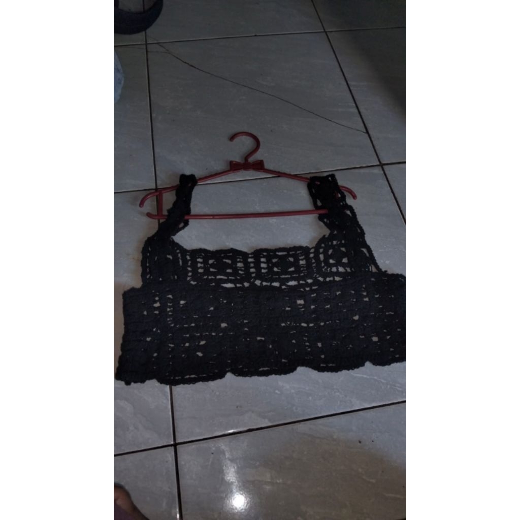 Tanktop / vest luar bahan rajut