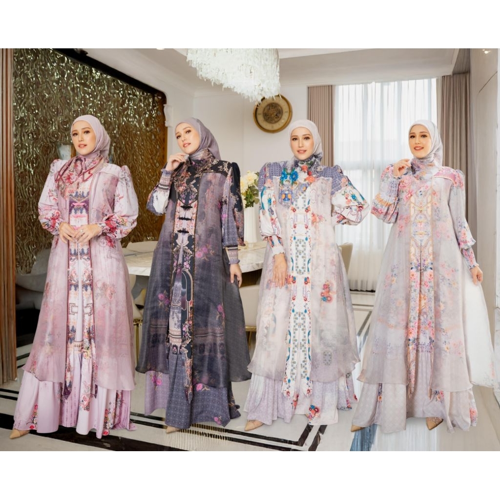 SESYARA SERIES INCLUDE BROS ORIGINAL BY ELDEENA SYARI | GAMIS MEWAH | GAMIS SYARI BRANDED