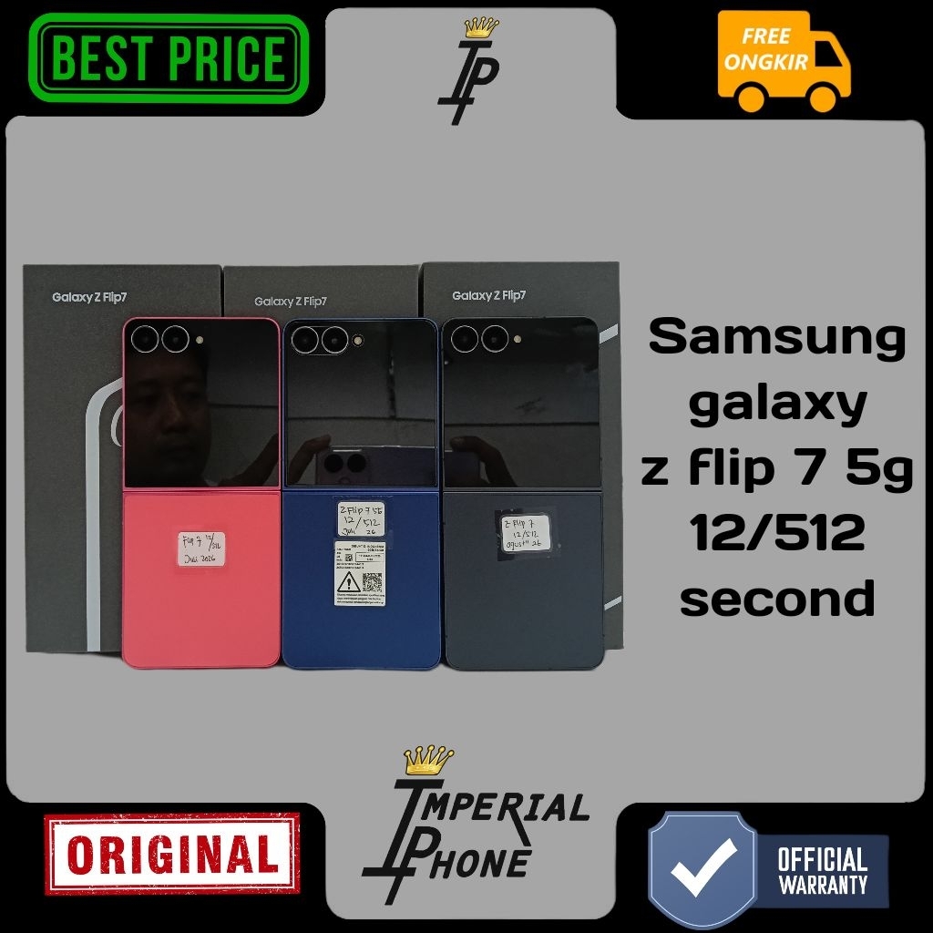 samsung galaxy z flip 7 5g 12/512 second